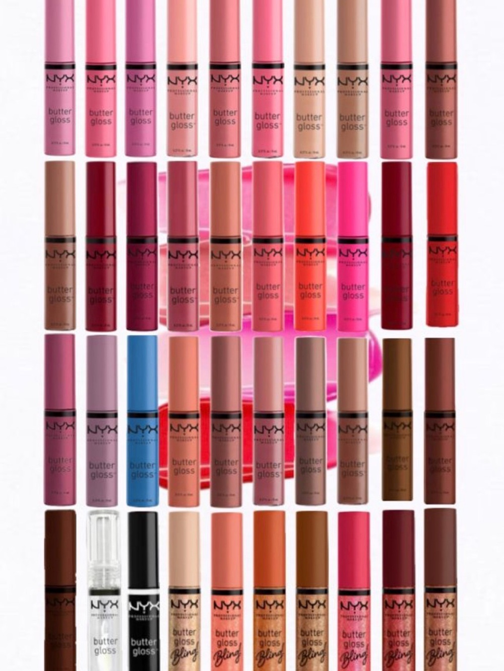 NYX Butter Gloss Lip Gloss LOT OF 25